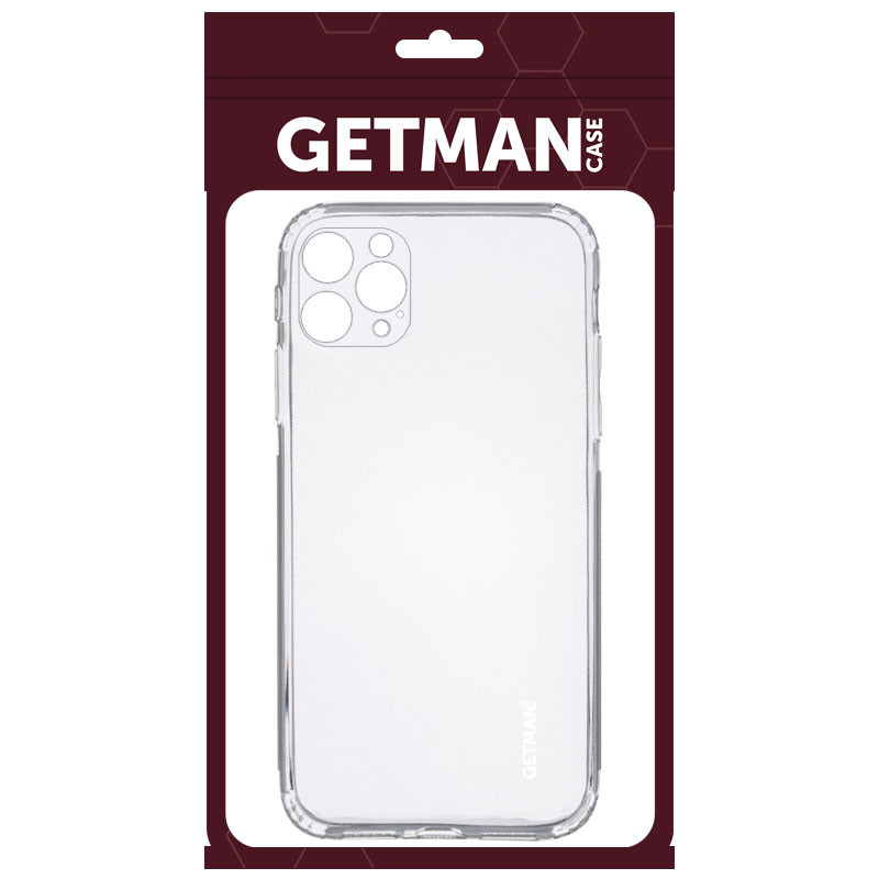 Накладка GETMAN Clear 1,0 mm для  iPhone 12 Pro Max (6.7")  прозора-1